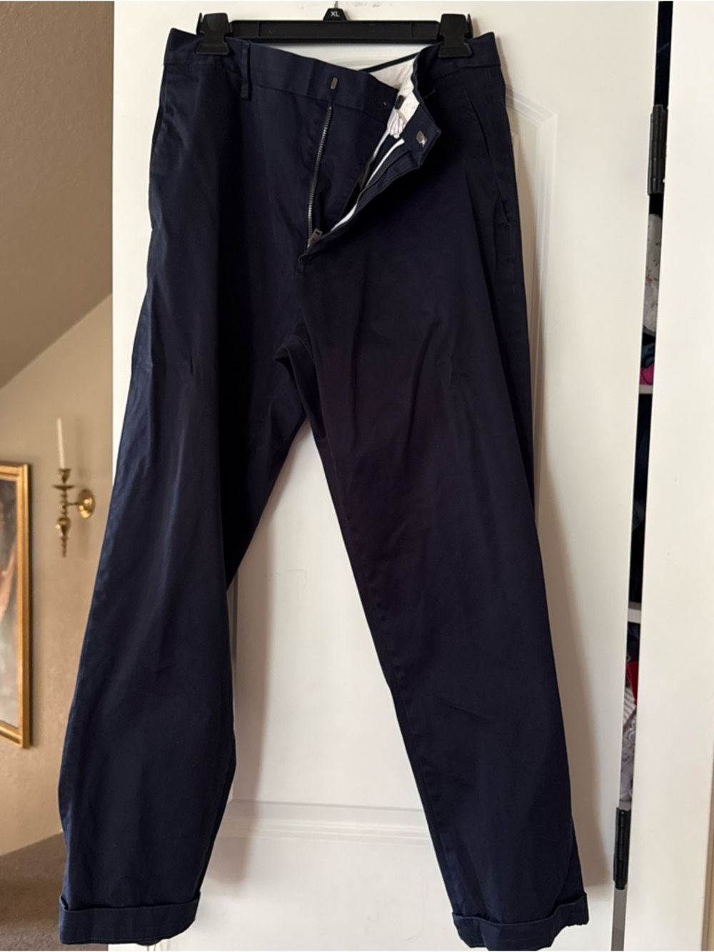 Banana Republic Navy Blue Men's Chinos